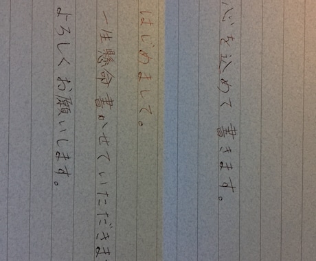 師範の資格あり！代筆いたします 手書きで代筆させてもらいます！ イメージ2