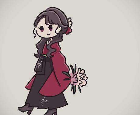 暖かくおしゃれなタッチのイラストを作成します 商用化！SNSでの活用やプレゼント、オリジナルグッズなどに イメージ1