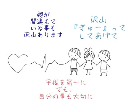子育ての悩みお聴きします 子供、家族、第一！でも自分の事も大切に イメージ2