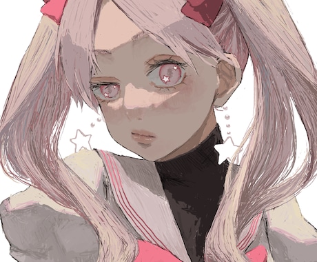 かわいい女の子お描きします