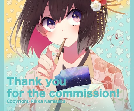 立ち絵・一枚絵☆キャラクターイラスト描きます 【挿絵／動画サムネイル／ヘッダー／TRPG等】絵柄変更OK！ イメージ2