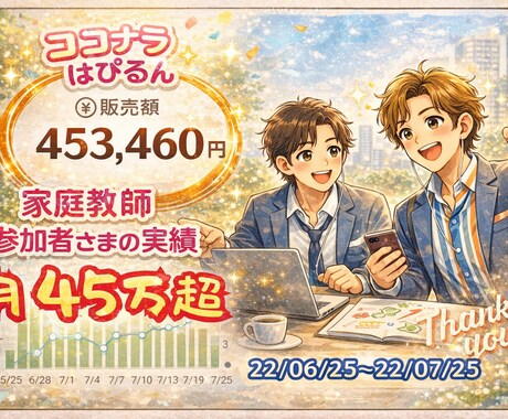 実績900超✨あなただけのココナラ家庭教師します あなたのリズムを活かして、ココナラ活動してみませんか？ イメージ2