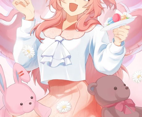 活動の雰囲気に合わせたイラストをご提案いたします 配信・歌ってみた・記念日イラストなど幅広く対応しております イメージ2