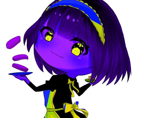 可愛い女の子のデフォルメイラスト描きます デフォルメされたアイコンどーですか！？ イメージ2