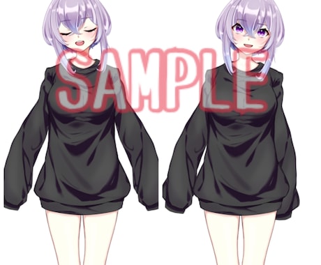 Live2D用イラストデータを作成致します バーチャルYouTuberや、動画配信をしたい方へ！ イメージ2