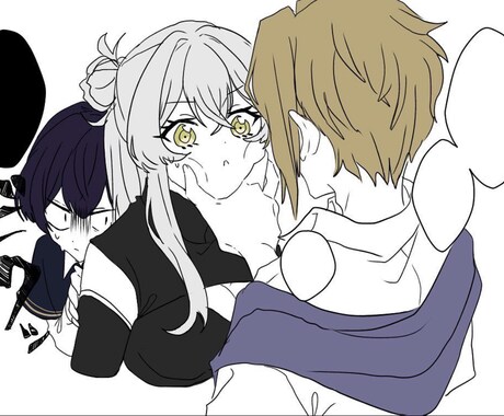 イラストの作成をします 表紙・挿絵・夢絵・キャラクターイラスト イメージ1