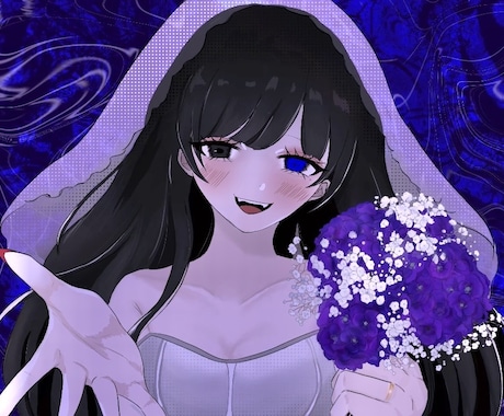 オリジナル曲、歌ってみた、一枚絵などを描きます お客様のご要望に合わせて様々なイラストを描きます☺︎ イメージ1