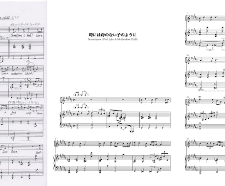 楽譜打ち込み→浄書→演奏譜作成などいたします (大編成)手書き譜面などの打ち込み、浄書、演奏譜の作成 イメージ1