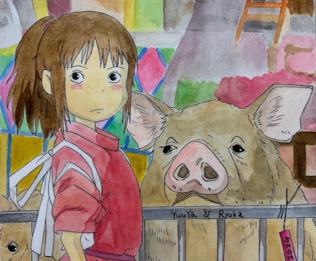 アナログでジブリを描きます アナログに興味ある方大歓迎です！ イメージ1