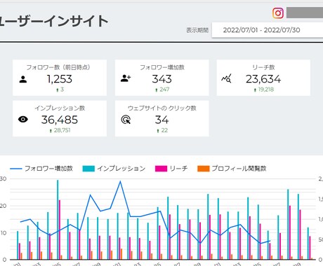 Instagramのデータを自動取得・可視化します Instagramの分析作業を自動化し、アカウント運用を支援 イメージ2