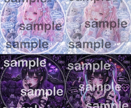 SNSアイコン作成対応いたします ー 画像制作企画のPM経験もあり柔軟にご対応致します ー イメージ2