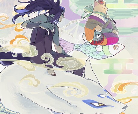 動画用・立ち絵等のイラストお描きします 動画のサムネイルやTRPGの立ち絵など、描かせてください！ イメージ2