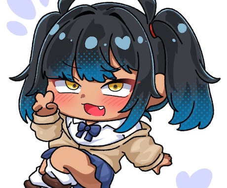 もちもちの癒しデフォルメイラストを描きます 男女問わずもちもちなデフォルメイラストを描きます！ イメージ1