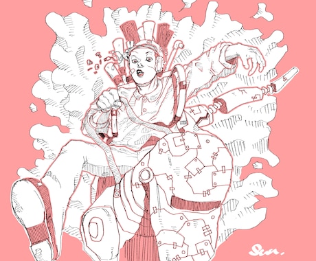 MV•ジャケットイラスト描きます 独特なタッチで世界観を創り出します イメージ2
