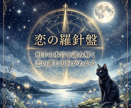 恋の羅針盤｜相手の本音と恋の進む方向を読み解きます 相手の本音を読み解き恋が動き出すための次の一歩をお伝えします イメージ1