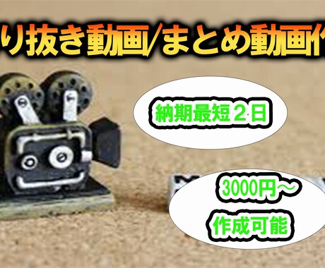 切り抜き動画作成します 【切り抜き動画作成】丸投げして下さい！ イメージ1