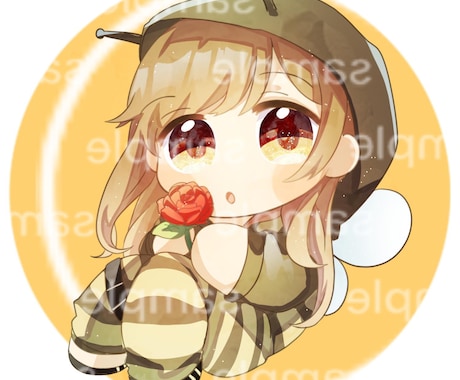 可愛いミニキャラ描きます アイコンやグッズなどにどうぞ！ イメージ2