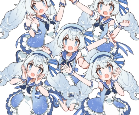 使いやすい立ち絵イラスト製作致します 特徴的なデザインが欲しい方向け イメージ1