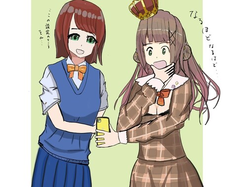 イラスト制作します 納期1週間程で例のようなイラスト作成させていただきます イメージ2