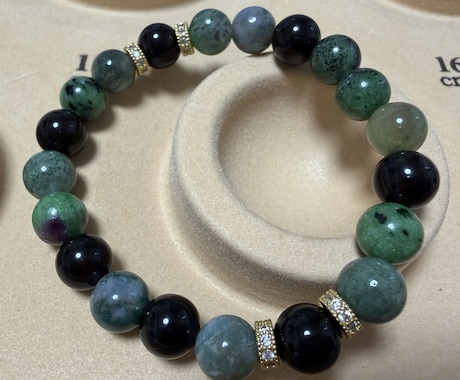 オリジナル天然石ブレスレットの作り方教えます あなただけのオリジナル天然石ブレスレット一緒に作ります イメージ2