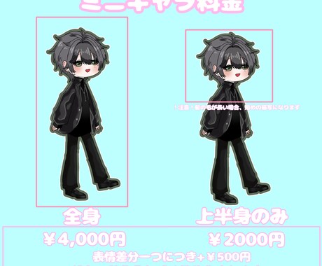 SNSで利用可能のミニキャラや立ち絵描きます アイコンやSDキャラ、立ち絵など商品利用可能イラスト描きます イメージ2