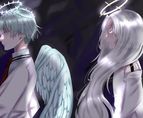 キラキラな儚いイラストを描きます 感情の色を、瞳に宿してイラストを描きます イメージ1