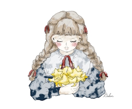 可愛くて綺麗な子供のイラストを描きます アイコンなどにオススメです(*´ー｀*) イメージ1