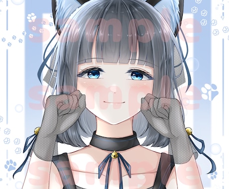 SNSアイコン､イラスト制作承ります 透明感のある、可愛いイラストをお描きします イメージ2