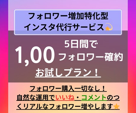 現代インフルエンサー監修⭐️インスタ運用代行します 購入一切なし/フォロワー増加特化型/影響力・集客率UP！ イメージ1