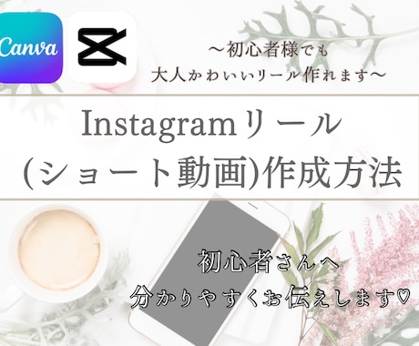 Instagramリールの作り方を教えます 外注しなくても誰でも簡単にリール、ショート動画が作れます イメージ1