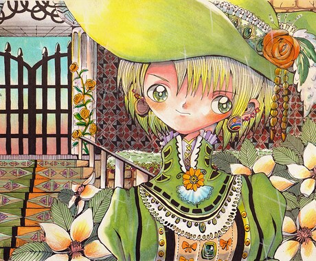 メルヘンでノスタルジックなコピックイラスト描きます メルヘンチックでノスタルジックで、ちょっとダークなイラストも イメージ1