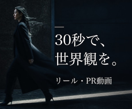 SNSリール・ブランドPR動画をAIで制作します イメージ1