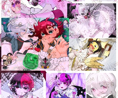 透明感のあるイラストをおかきします SNSアイコン、宣伝イラストや配信、立ち絵などお描きします イメージ1