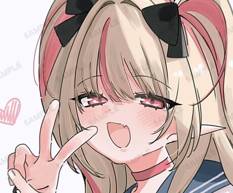 アイコン用のかわいいイラスト描きます ほんわか可愛いイラストが得意です！ イメージ2