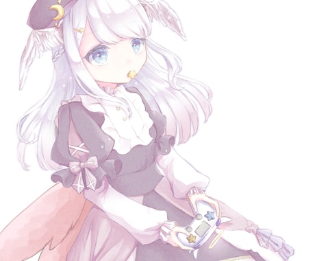 ご希望のイラストの作成をいたします 立ち絵、動画用1枚絵、CDジャケット用など幅広く対応します イメージ2