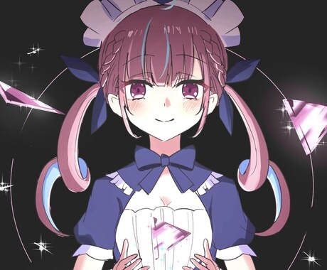 〇□の枠へ封印！SNSアイコン制作をします キャラを〇□の枠へ閉じ込めます( `ω´ っ)3 イメージ2
