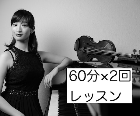 60分×2回　自宅で気軽に！バイオリンお教えします 基礎から音楽的表現までじっくりと丁寧に、そして楽しく♪ イメージ1