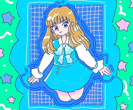 アイコン・似顔絵・イラス描きます レトロでポップなアイコンを、最短1日でお描きします！ イメージ2