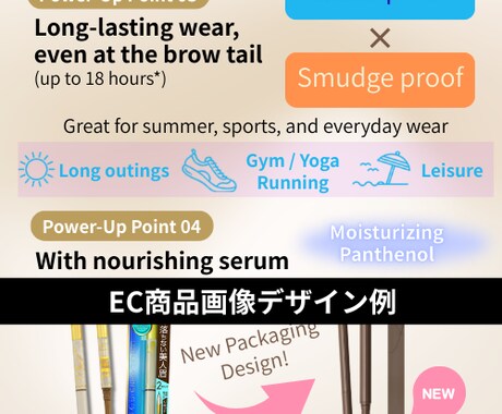 化粧品EC商品画像5枚制作します 売れるEC商品画像を作成します。 イメージ2
