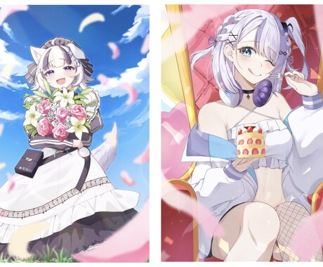 アイコン・1枚絵・立ち絵描きます 周年記念用、グッズ用、IRIAM用などにオススメです！ イメージ2