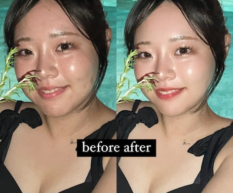 ナチュラル美人な画像加工をします やりすぎない画像加工！本来の良さを活かした美人なSNS写真へ イメージ1