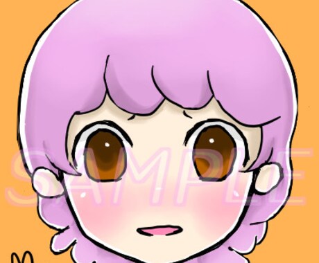 SNSに使えるかわいい人物アイコン描きます TwitterなどSNSで使えるアイコン描きます。 イメージ2