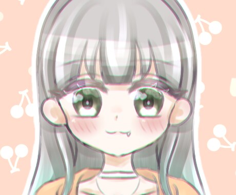 女の子アイコン描きます イメージ1