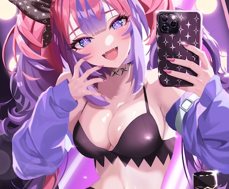 歌ってみた・ボカロmv等のイラスト制作します イメージ1