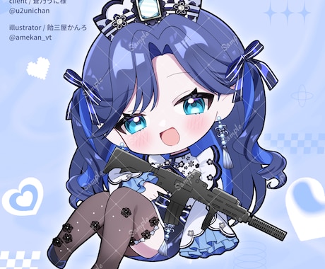 企業実績あり！ミニキャラクターイラスト描きます お急ぎ納品可！お気軽にご相談くださいませ。 イメージ1