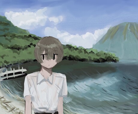 最短納期1週間！イラストお描きします 1枚絵、立ち絵など様々なイラストをお描き致します イメージ1