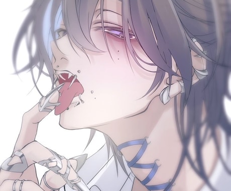 魅力的な男性イラストを制作します 歌ってみた動画やシュチュエーションボイスなどに イメージ1