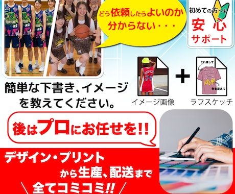 昇華プリント、チームウエア、デザイン、発送込みます チームウェア20枚。枚数等変更可。人気のバスケ！ イメージ2