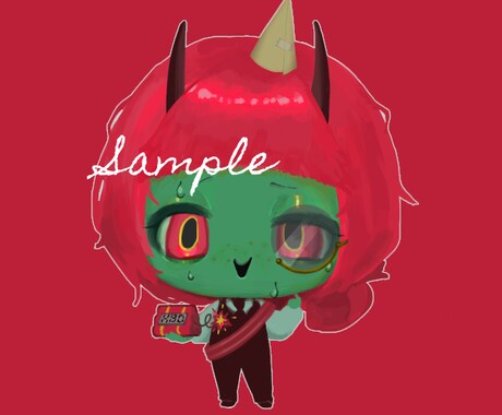 可愛いSDをお描きします 商用利用可！アイコン、グッズ等にどうぞ イメージ2