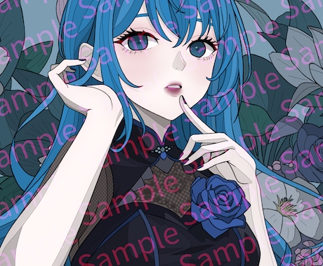 SNSやサムネイルに使えるイラストをお描きします あなただけの華やかなイラストを制作します！ イメージ2